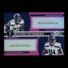 2019 Panini Contenders Optic Blair Metcalf Round 2 Numbers Pink Seahawks #RN-MD