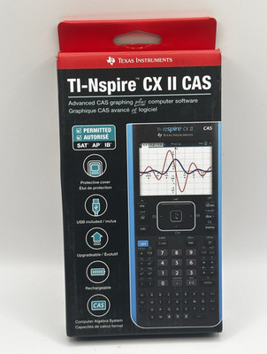 Texas Instruments TI-Nspire CX II CAS Graphing Calculator, Rechargeable USB