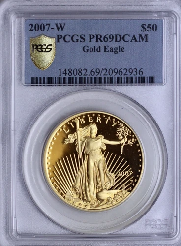 2007-W $50 Fine Gold American Eagle PCGS PR69DCAM