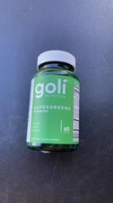 Goli Nutrition Supergreens Gummies Essential Vitamins 60 Count Dietary Supp