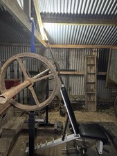 Cast Iron 16.5kg Farm Gym Weight Plates For 2 Inch Barbell