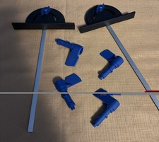 Bosch Dremel 2 -Miter Gauges & 4-Knobs for Moto-Saw MS20 New Never Used 