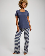 Soma Cool Nights Short Sleeve  Pant Pajama Set