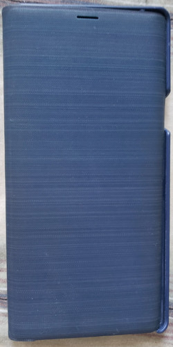 Samsung Galaxy Note 9 Phone Case With Cover Blue Textured - Picture 3 of 6