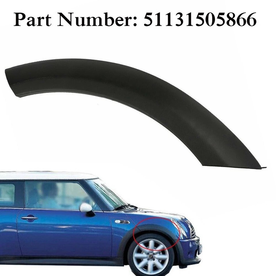 Right Front Wheel Cover Fender Trim Black Plastic for BMW For MINI ...