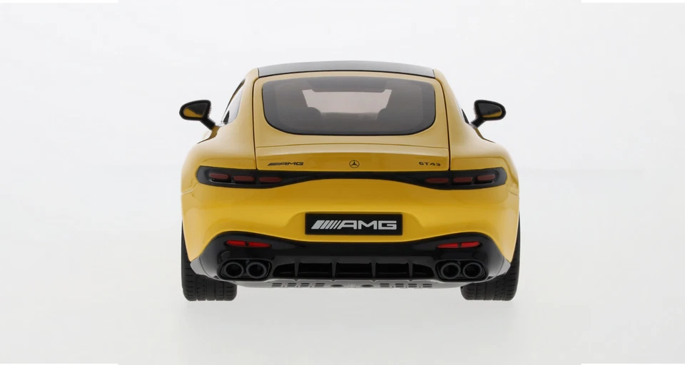 Mercedes-AMG Coupé C 192 GT 43 Jaune Soleil 1:18 Neuf OVP NZG - Photo 4/4