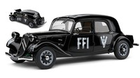 Solido Citroen Traction 7 Ffi 1944 Black 1:18