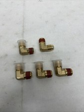 1/4" OD Tube X 1/8" NPT 90 Deg Pneumatic Elbow Push to Connect Air Fitting 5pcs