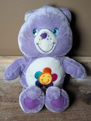 Care Bears 9 in Purple Harmony Bear 2004 Sitting