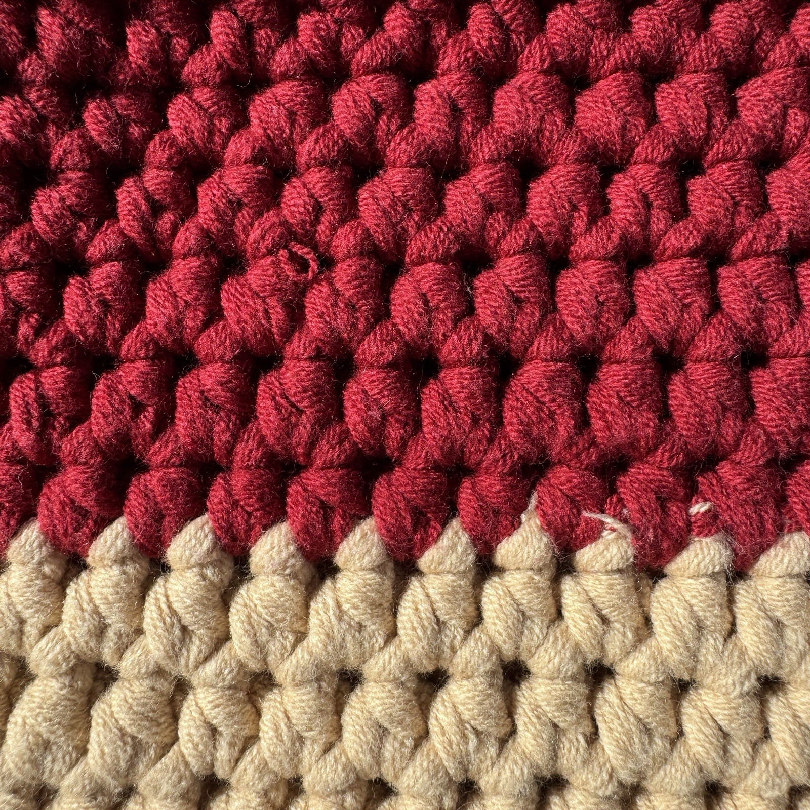 Handmade Solid Crochet Bag Boho Chic Spacious & L… - image 12