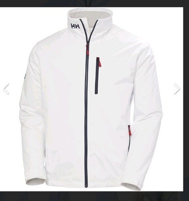 HELLY HANSEN CREW SEGELJACKE 2.0 WEISS GR. XL (3444) NEU MIT ETIKETT
