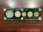 Seated Liberty Era 5 Coin Type Set in Capital Plastic Holder