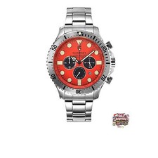 Gionne Hydromaster Pro Diver Chronograph Watch Orange Father's Day Gift