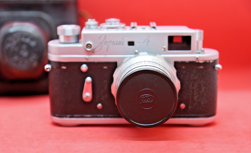 1963 KMZ Zorki 4 Rangefinder Camera with Lens & Fitted Logo Case - Picture 3 of 24