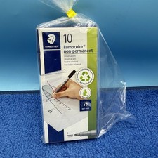 STAEDTLER 316-9 Lumocolor Non-Permanent Pen, Fine Line Width, 0.6mm - Black