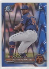 2022 Bowman Chrome Prospects Blue RayWave Refractor 55/150 Robert Dominguez 02sc