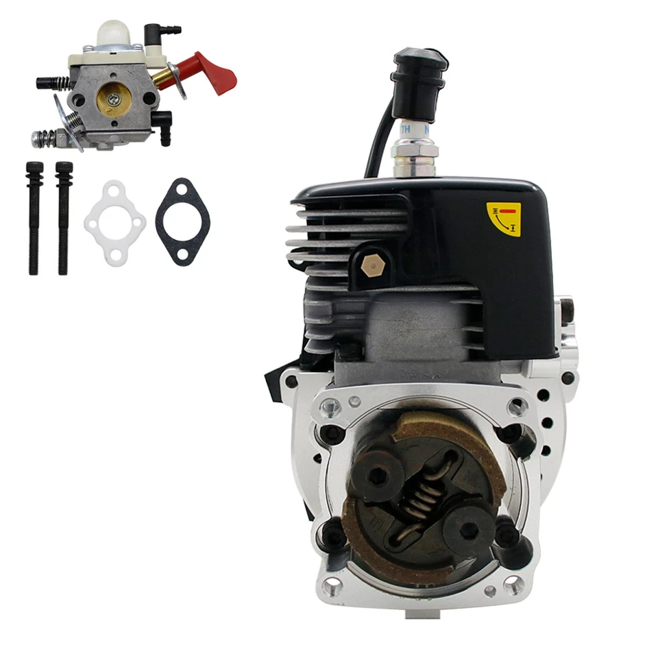 Potente motor 38CC de 2 tiempos y 4 pernos para 1/5 HPI ROVAN BAJA Losi FG GoPed RedCat Foto 3 de 4