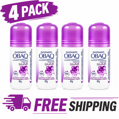 Obao Roll on Deodorant for Women - 2.29oz    4 Pack