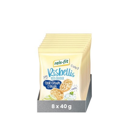 Risbellis Sour Cream & Onion 8x40g