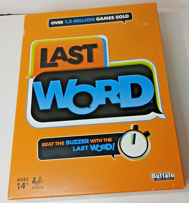 Last Word Game by Buffalo Games - 100% Complete