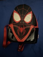 Loungefly Disney Marvel Spider-Man Backpack Applique Zip Adjustable Strap