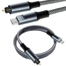 Type C USB-C To Optical Toslink Sound Cable Digital Converters Computer Laptop