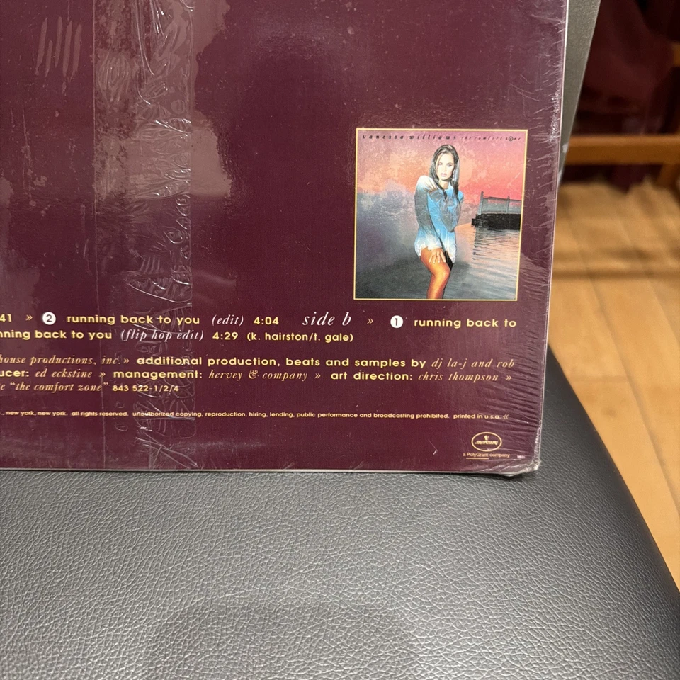 Vanessa Williams Running Back to You (1991, 12'' Single) Vintage Vinyl Rare LP Foto 4 de 4
