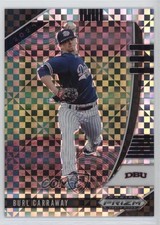 2020 Panini Prizm Draft Picks Power Plaid Prizm /35 Burl Carraway #PDP51 19fe