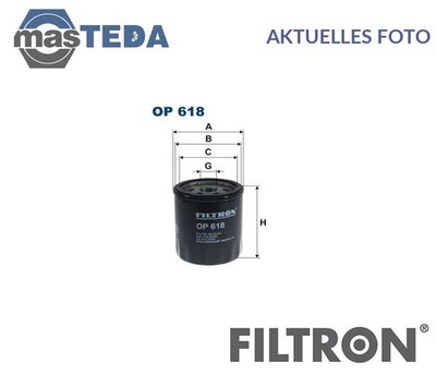 OP 618 MOTOR ÖLFILTER FILTRON FÜR DAIHATSU CHARMANT 1.6 A45,1.6 A60