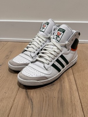 Miami Hurricanes Adidas High-Top Sneakers - Men s Size 11