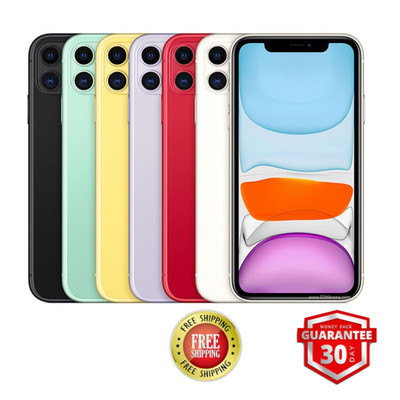 Apple iPhone 11 Unlocked 64GB / 128GB - Multiple Colors & Storage Options
