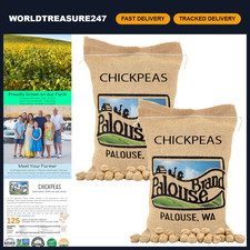 Glyphosate Residue Free Chickpeas - 10 lb Bag, Non-GMO, High Protein Legumes