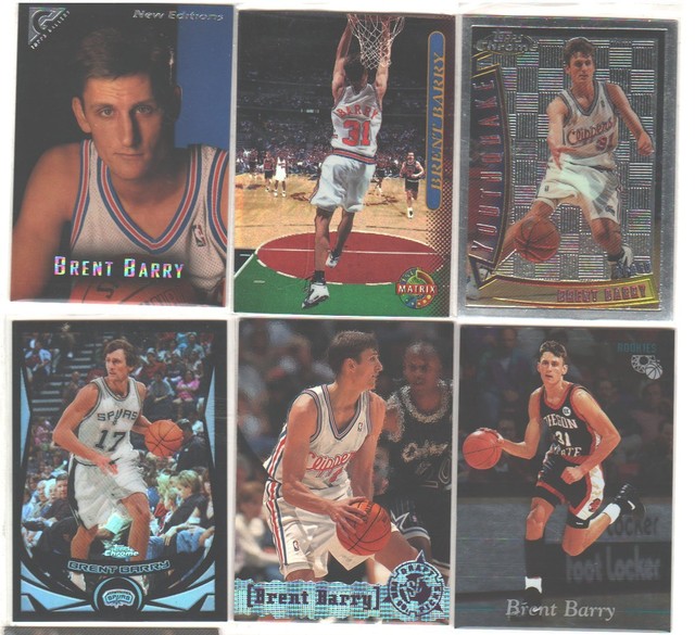 Brent Barry Pick Your Favorite (Drop Down) Rookie RC S/N Clippers Spurs
