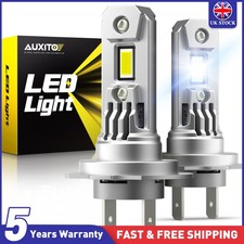AUXITO LED High/Low Beam Conversion Kit H7 Bulbs Super Bright 6000K Plug&Play 2x