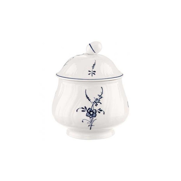 Villeroy & Boch Vieux Luxembourg Zuckerdose 250Ml Weiß Blau Porzellan-image