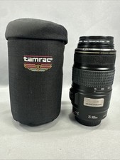 Canon EF 75-300mm f/1.4-5.6 IS Image Stabilizer Ultrasonic Untested W/Case