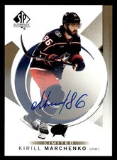 Kirill Marchenko 2024-25 SP Authentic Autograph Limited #60 Blue Jackets ESE