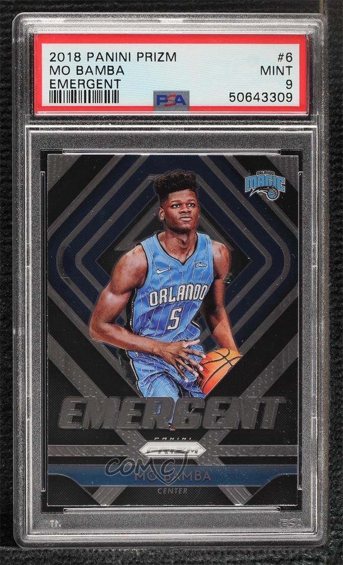2018-19 Panini Prizm Emergent Mo Bamba #6 PSA 9 MINT 1t5