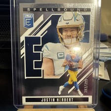 2025 Elite Football Justin Herbert Spellbound “E” #/799