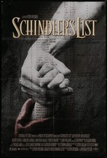 SCHINDLER'S LIST 1993 Original Movie Poster Double-Sided Steven Spielberg