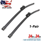 24"+24" Front Windshield Wiper Blades For Dodge RAM 1500 2500 3500 02-08 1-Pair