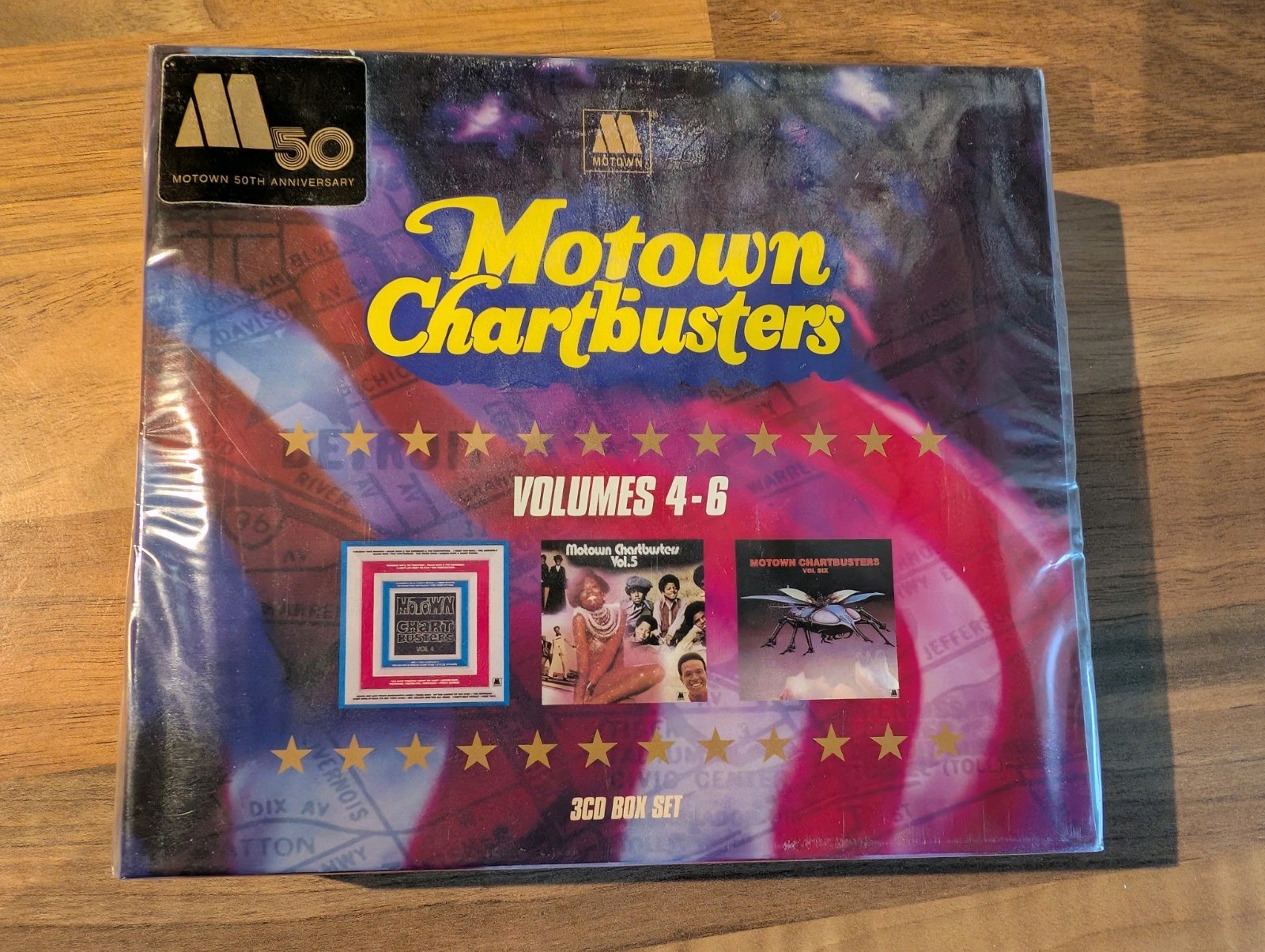 Motown Chartbusters Vol 4 - 6 Triple Set CD Various Artists Sealed (2001)