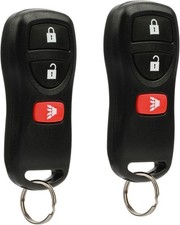 Key Fob Keyless Entry Remote fits Frontier Armada Murano 2-Pack Black
