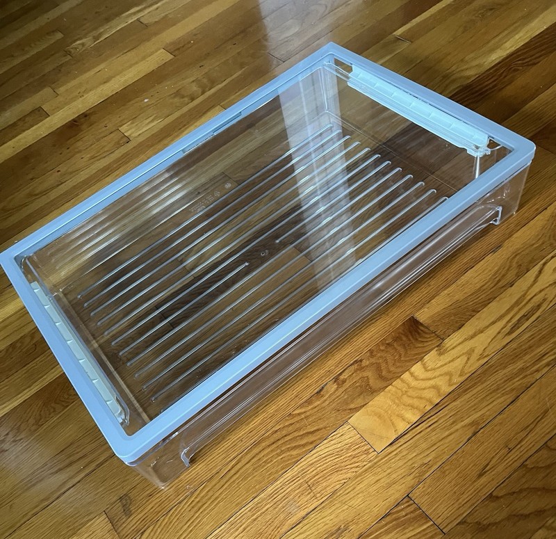 MAYTAG REFRIGERATOR GLASS SHELF PART# W10704017, W10308848 Shelf & Meat Pan