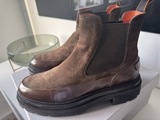 Stivali uomo SANTONI taglia 42,5/UK 8,5 OTTIME CONDIZIONI 