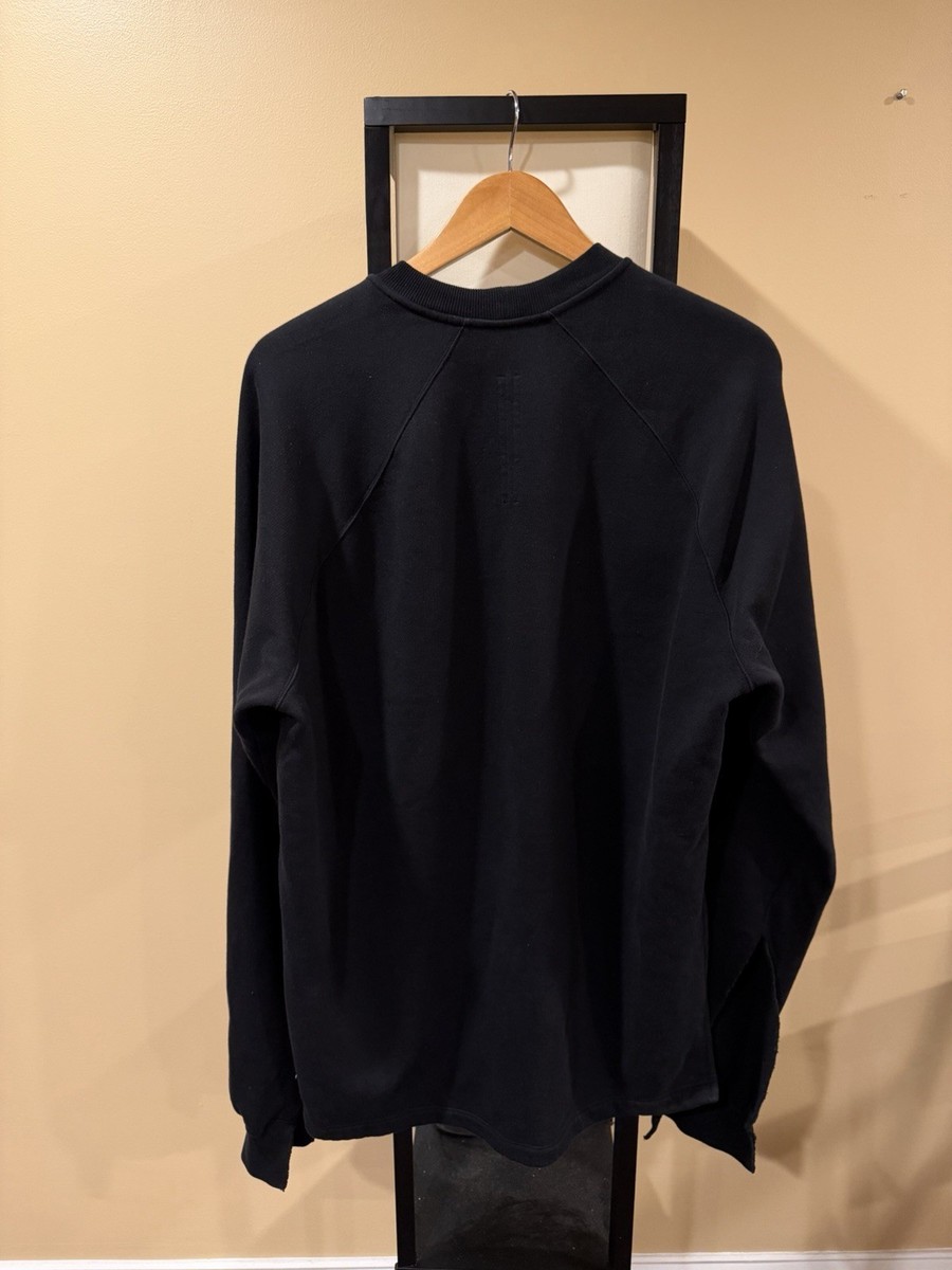 Rick Owens Drkshdw FW20 Performa Cuff Slit Black Sweatshirt | eBay