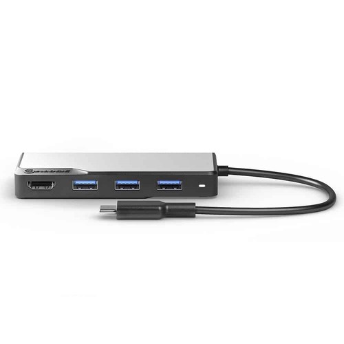 ALOGIC USB-C Fusion CORE 5-in-1 4K Docking Station Space Grey UCFUHDV2SGR - Picture 3 of 3