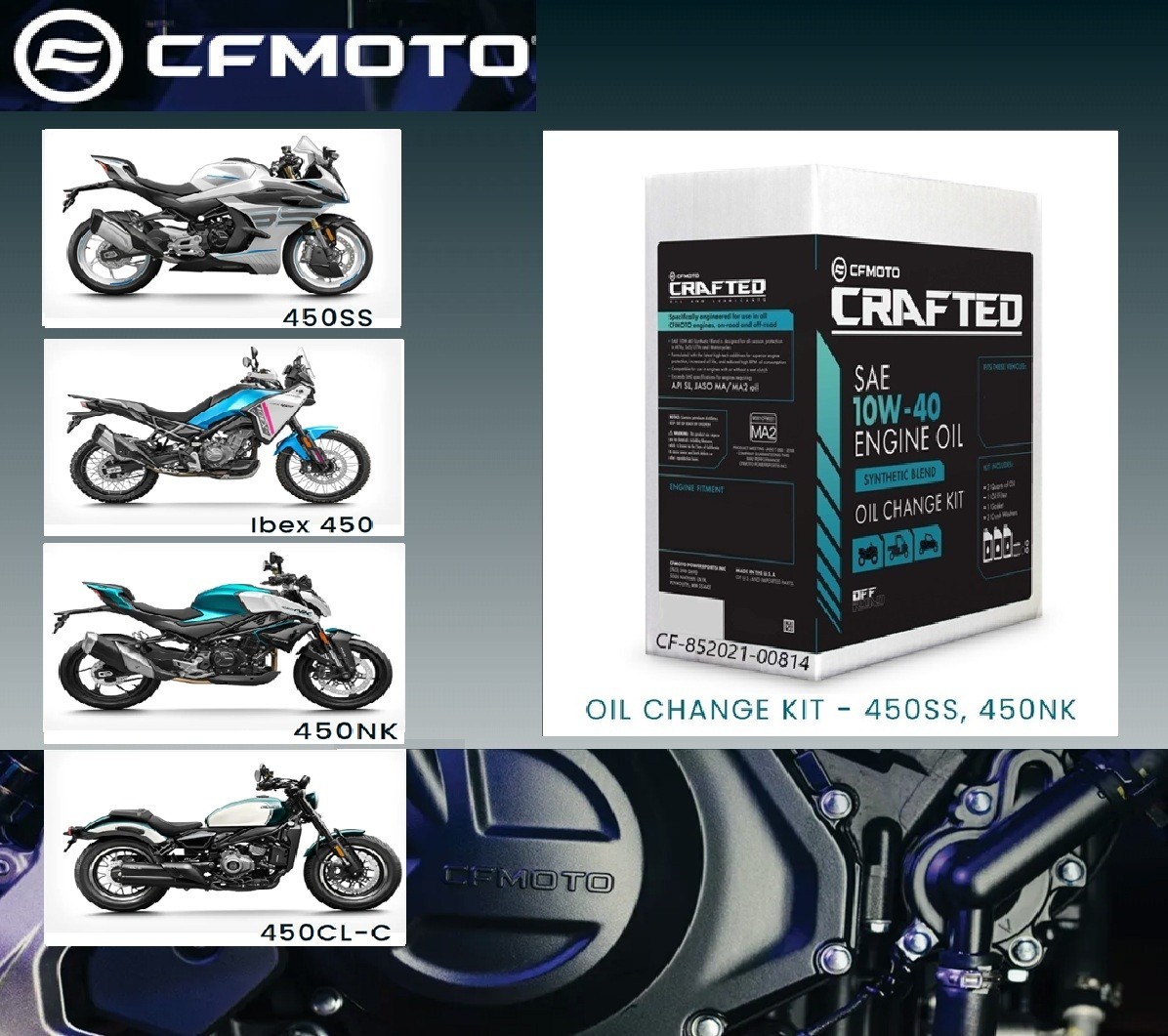 Genuine OEM CF MOTO 450 SS/NK/CL IBEX450/450CL-C Oil Change Kit CF