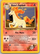 Blaine's Rapidash 33/132 Uncommon Gym Challenge Pokemon