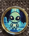 Haleybug 1 Troy Oz  ALIEN 3/5  COIN  FINE SILVER